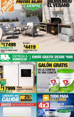 Catálogo Home Depot 2024  México Julio